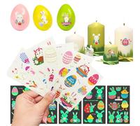 Children's Easter Tattoos, Temporary Tattoos, Easter Decoration for Easter Gifts, Includes Easter Eggs, Bunnies, Pack of 10