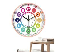 Children's Educational Clock - Children's Educational Clocks | 10 Inch Analogue Wall Clock for Children, Colourful Reading Clock, Perfet
