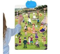 Children's Educational Posters - with Sound Interactive Fun Educational Materials - Posters for Elementary Classroom | for Vocabulary and Piano Learning, At Home, Classroom, School, Inside And