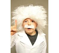 Childrens Einstein Style Boys Mad Scientist Wig and Moustache