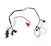 Children's Electric Car Wire Kit, DIY Control Switch with Pedal Overload Protector High Low Speed for Ride-On Vehicle Repair Standard ABS