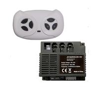 Childrens electric toy car 2.4G remote control with Jr1922Rxs-3W-12V and Childrens crafted from Metal turn on the car power and complete the frequency matching process