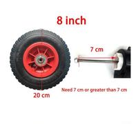 Children's Electric Vehicle Rubber Pneumatic Tire Replacement, Inflatable Wheel for Kids Ride On Cars, Baby Tricycle Or Four-Wheel Bat(1.0Cm 8Inch)