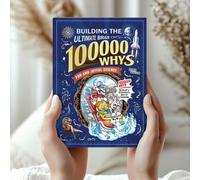 Children's Encyclopedia Book, Encyclopedia for Children "Why 100,000?" Educational Extracurricular Reading for Primary School Students,Science Gift Book(Building The Ultimate Brain) (Blue)