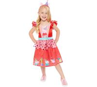 amscan 9919042 Child Girls Peppa Pig Party Dress Fancy Dress Costume (Age 3-4 Years)