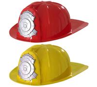 Childrens Fancy Dress Fireman Hats - Pack of 2