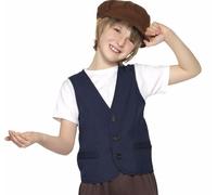 Smiffys Victorian Poor Peasant Boy Kit, Brown (Size L)