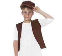 Childrens Fancy Dress Poor Victorian Urchin Boy Set Boys Book Day Kit by Smiffys