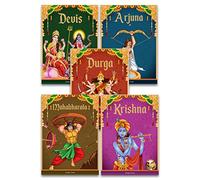 Children's First Mythology Stories - Pack of 5 books (Devi, Durga, Arjuna, Mahabharta, Krishna) (Indian Mythology for Children)