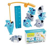 Children's Fishing Game - Fine Motor Skills Learning Toy for Kids, Educational Early Math Preschool Gift for Boys and Girls Aged 3 Plus, 33.5x23.5x4.5cm Accessory Shield 1 Set