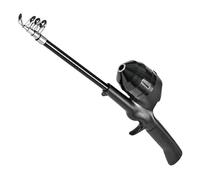 Children's Fishing Rod, Lightweight Ergonomic Handle | Combo Rod and Reel for Fishing Perch, Trout, Catfish in Saltwater and Fresh Water from the Shore, Pier,