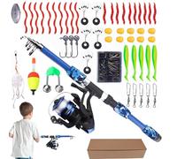 Children's Fishing Set | Fishing Equipment for Beginners - Beginner Set for Children's Fishing | For Nursery Camps Outdoor Camping Park Birthday Freshwater Saltwater Lake River