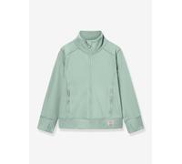 Children's fleece jacket with zip fastening MATBERKAN MINI A TURE mint green