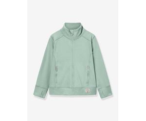 Children's fleece jacket with zip fastening MATBERKAN MINI A TURE mint green