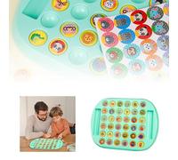 Childrens Flip Elimination Game Player Matching Activity Focus Training Parent Child Interactive Educational Puzzle Toy (D, 21.5x28.5x2.4cm)