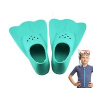 Children's Flippers - Training with Short Fins for Boys | Underwater Diving Flippers - Suitable for Snorkelling, Diving, Pool, Bodyboarding, Fitness, Travel, Beach and Holiday