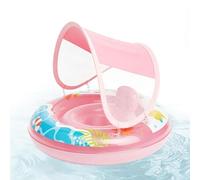 Children's Float with Canopy, Inflatable Swimming Ring with Removable Canopy - Beach Toys for Lake, Beach, River, Summer Party, Indoor and Outdoor Games on the Dock