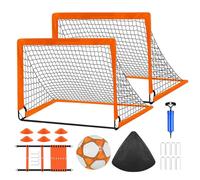 Children's Football Goals for the Backyard - Football Net Set | Small Training Net for Girls Youth | Portable Football Goal for Outdoor Sports Activities, Football Equipment Children