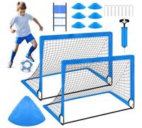 Children's Football Net, Children's Football Goals for the Backyard - Training Pop Up Football Net Set, Practice Equipment for Outdoor, Sports Activities for Girls