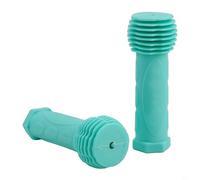 Children's For Bike Handlebar Grips 22mm Rubber Non Slip Covers for Boys Girls For Bicycle Scooter Cycling Safety Soft Textured Pattern Easy Install Multiple Colours(cyan)