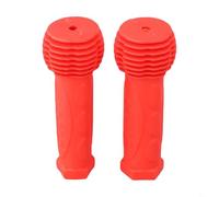 Children's For Bike Handlebar Grips 22mm Rubber Non Slip Covers for Boys Girls For Bicycle Scooter Cycling Safety Soft Textured Pattern Easy Install Multiple Colours(red)