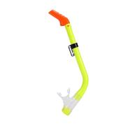 Children's Front Snorkel Soft Breathing Tube Equipment Silicone Easy Fixing Clip Suitable for Use Q, Yellow
