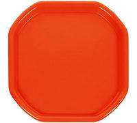 Childrens Fun Play Sand Pit Tray Plastic Small Mixing Tray 70cm x 70cm Assorted Tuff Tray Kids Messy Activities for Cement Mortar and Sand Plastering (Orange)