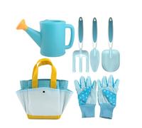 Children's Garden Set, 6 Piece Educational Fun Toy, Garden Gloves Kids - Fantasy Game, Digging, Watering, Climbing, Garden, Garden, Outdoor Planting, Spring Flower, Vegetable Growing