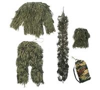 Children's Ghillie Suit Disguise for Wargame Photography Forest, Green 160~165CM
