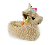 Childrens Girls Boys 3D Novelty Animal Slippers - Brown - Toddler Size UK 11/12