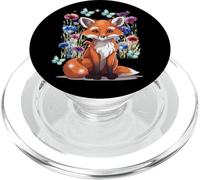 Children's Girls Boys Fox Foxes Woman Teen Flowers Flower PopSockets PopGrip for MagSafe