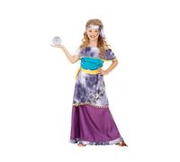 Children's Girls Fortune Teller Gypsy Fancy Dress Costume Age 7 - 9