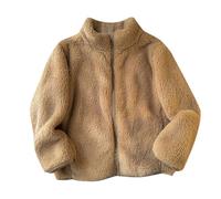 Children's Girls' Hooded Jacket, Cross-Country Jacket, Fleece Lining, Warm, Breathable Hiking Jacket, Softshell Jacket, Outdoor Jacket, Zip, Quilted Jacket, Winter Coat