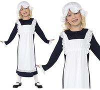 Smiffys Victorian Poor Girl Costume, White (Size L)