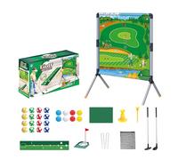Childrens Golfing Training Set with Automatic Bending Plan and Scoring Structure Throwing Game for Inside Play Multiple Play Set