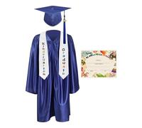 Children's Graduation Hat and Cape - Toddler Graduation Set | Vintage 2025 Accessories for Graduations and Fancy Dress Games for Girls and from 5 to 13 Years