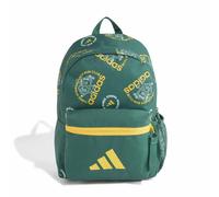 adidas Unisex Kids Little Kids Snack Run Graphic Aop Backpack, collegiate green/crew yellow, One Size