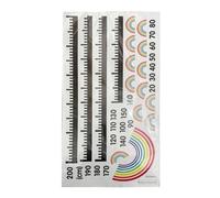 Children's Growth Chart for the Wall, Height Chart for the Wall, Cute Height Wall Decoration, Height Measuring Chart - Self-Adhesive Height Measuring Rulers, Growth Chart for Bedroom Wall Decoration