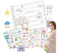 Children's Growth Record Book, Growth Record Book - Baby Memories Book, Milestones Memories Book,Simple and Without Diary, Children Material, p