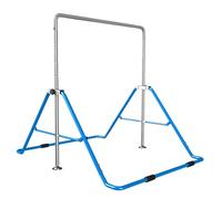 Children's Gymnastics Fixed Bar | Adjustable Height Junior Training Bar | Non-Slip Steel Accessory for Gymnast Beginner Home Young Boys Girls Teens