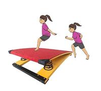 Children's Gymnastics Springboard, Vault Training Elastic Board, Children's Beginner Springboard, Steel Spring And Jumping Mat, Arc Jumping Bridge/vault Equipment