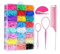 Children's Hair Rubber Bands Hair Tie Cutter Styling Tools And Accessories Elastic Hair Bands For Creative Hairstyles