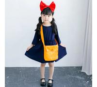 Children's Halloween Costumes Children's Clothes Little Witch Delivery Dress Miyazaki Hayao Cos Kiki Costume Love Live Cosplay M 110 A