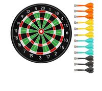 Children's Hanging Dartboard for Indoor Or Outdoor for All Ages, Children and Adults Dartboard (Color : 14 inches 2) (14 Inches 1)
