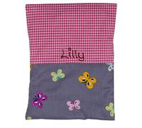 Children's Heat Cushion with Name, Grain Cushion for Baby in Various Designs (Pink)