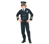 Children's Heavy Fabric Pilot Costume Medium 8-10 yrs (140cm) for Wartime Aviation Airline Fancy Dress
