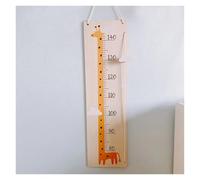 Childrens Height Chart Children Height Chart Wood Wall Meter Child Growth Gauge Hanging Ruler Kids Room Decorations Cartoon Giraffe Photo Props(B)