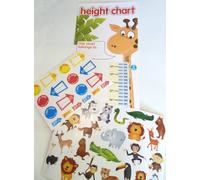 Children's Height Chart with over 40 Stickers