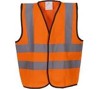 Children's Hi Vis Vests/Waistcoats by Yoko (Medium 32/34 inches, Orange)