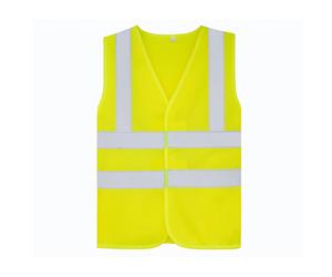 Children's high visibility vest Korntex Jaune S